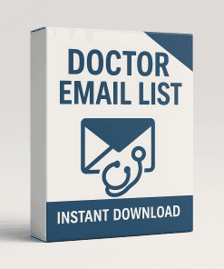 Digital product image of Doctor Email List with verified contact details for U.S. physicians