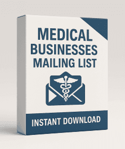 Product image of Medical Businesses Mailing List available for instant download with verified contacts